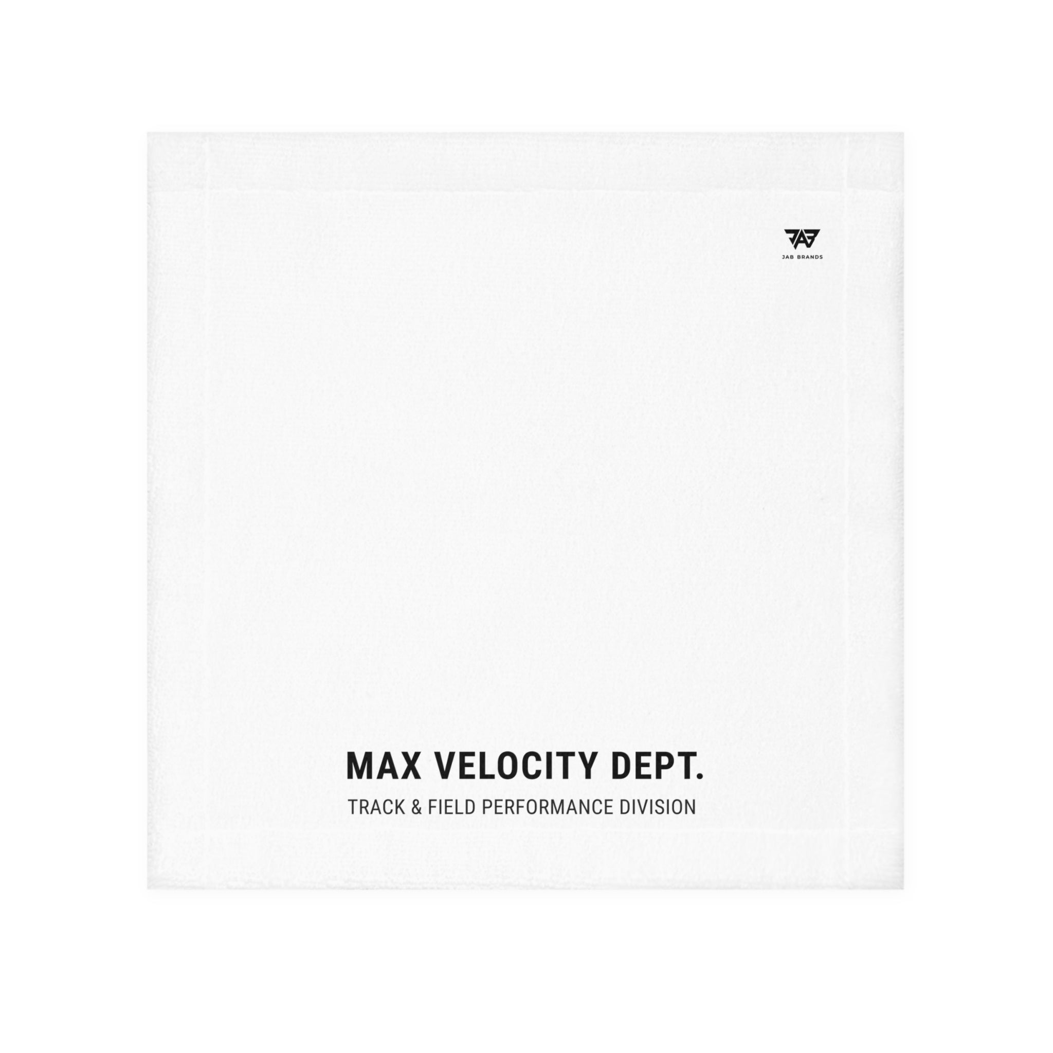 Max Velocity Dept. Face Towel — Track & Field Performance Hand Towel