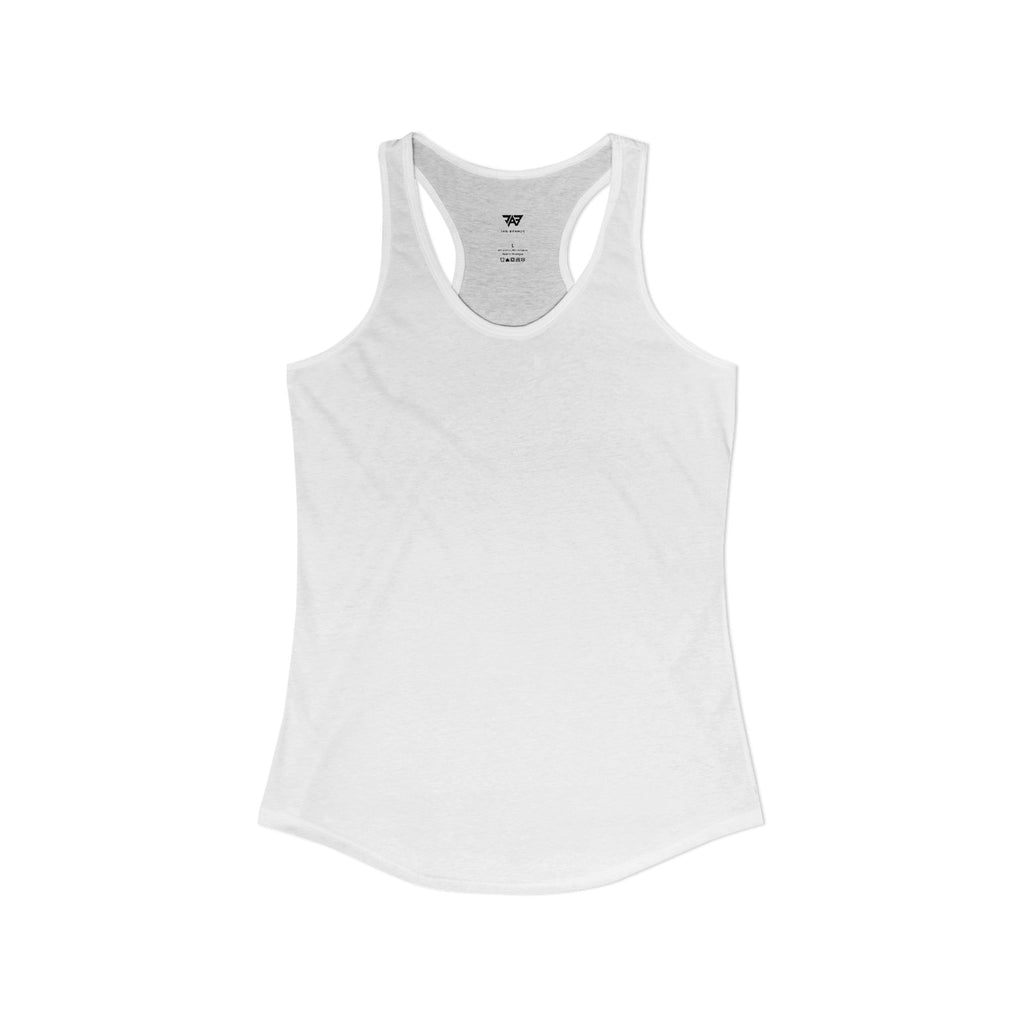 JAB BACK LOGO Women's Ideal Racerback Tank