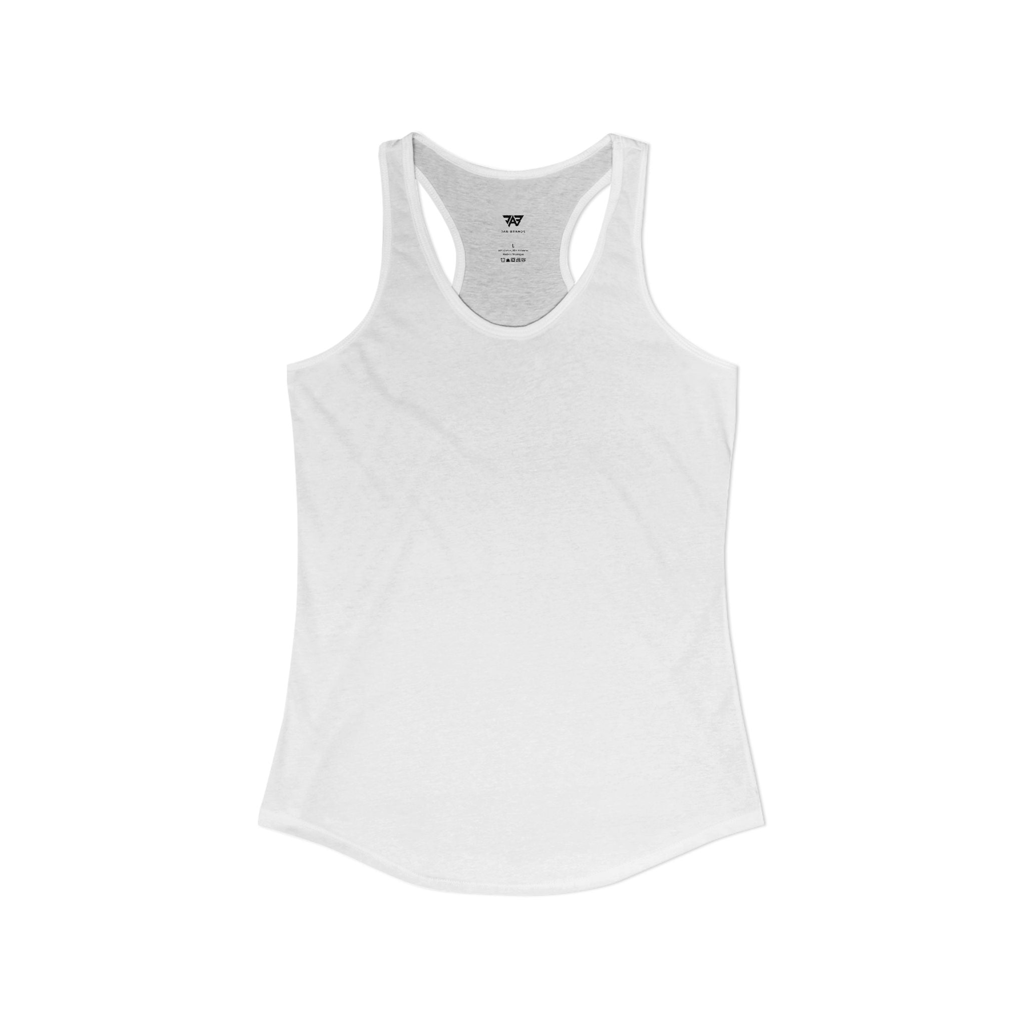 JAB BACK LOGO Women's Ideal Racerback Tank