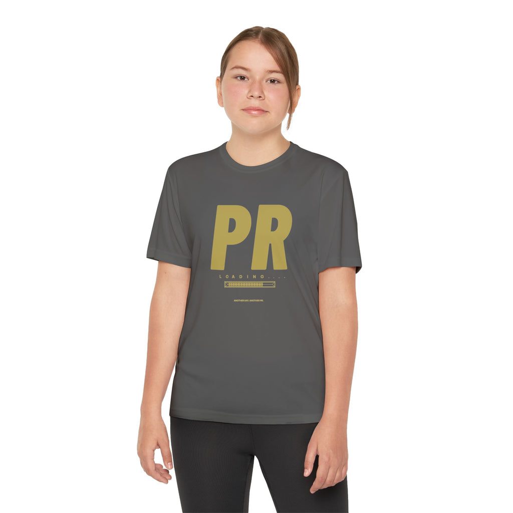 Gold PR Loading Youth Performance Shirt — Athletic Training Shirt