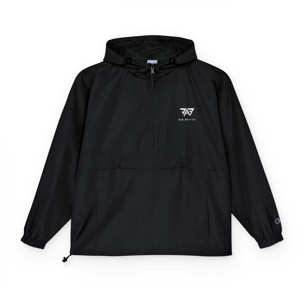 JAB Logo - Black Packable Anorak Jacket (Adult)