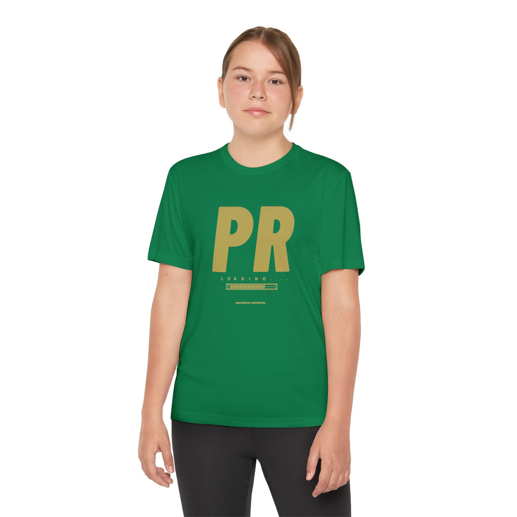 Gold PR Loading Youth Performance Shirt — Athletic Training Shirt