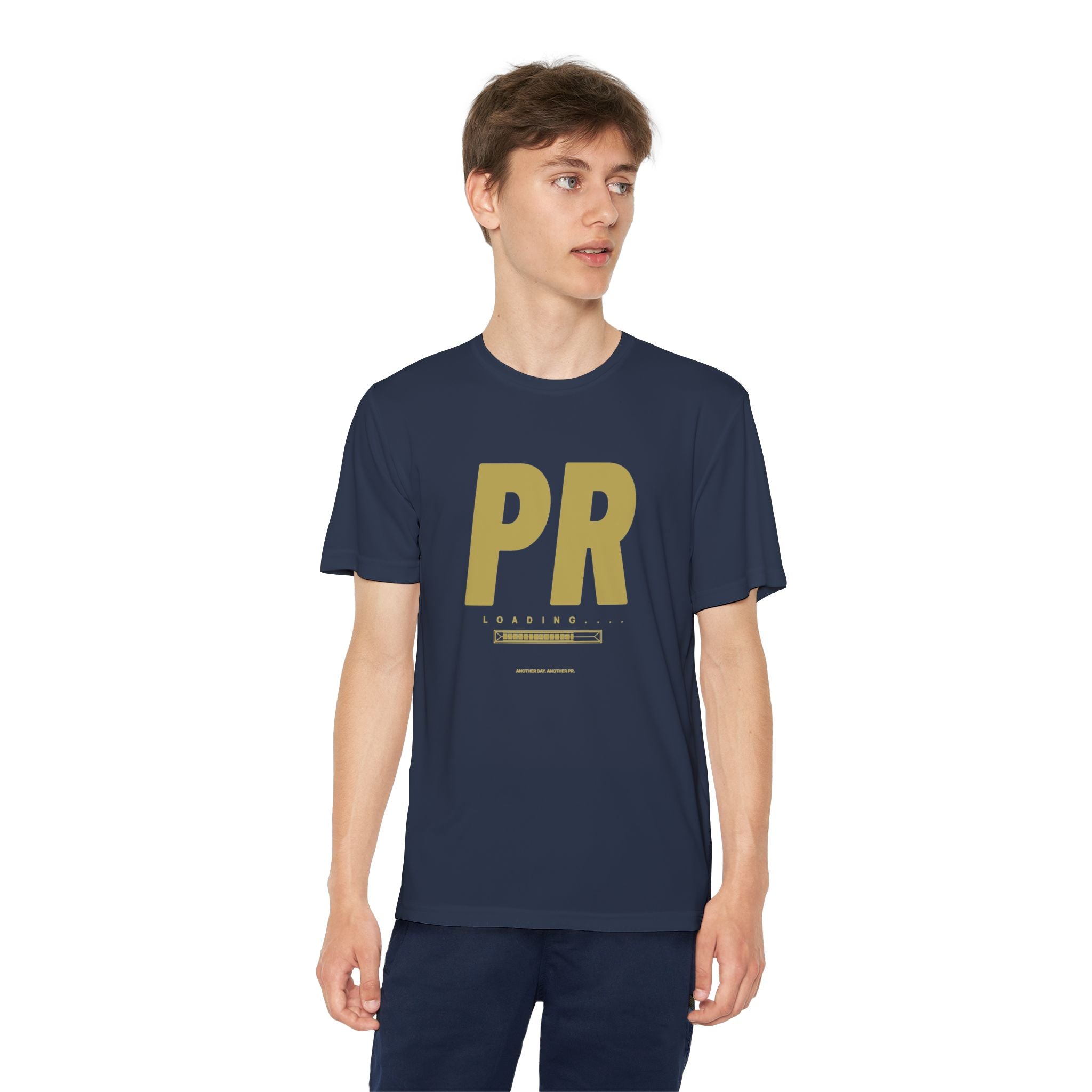 Gold PR Loading Youth Performance Shirt — Athletic Training Shirt