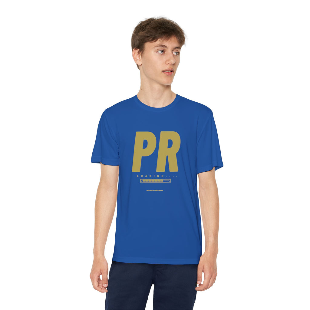 Gold PR Loading Youth Performance Shirt — Athletic Training Shirt