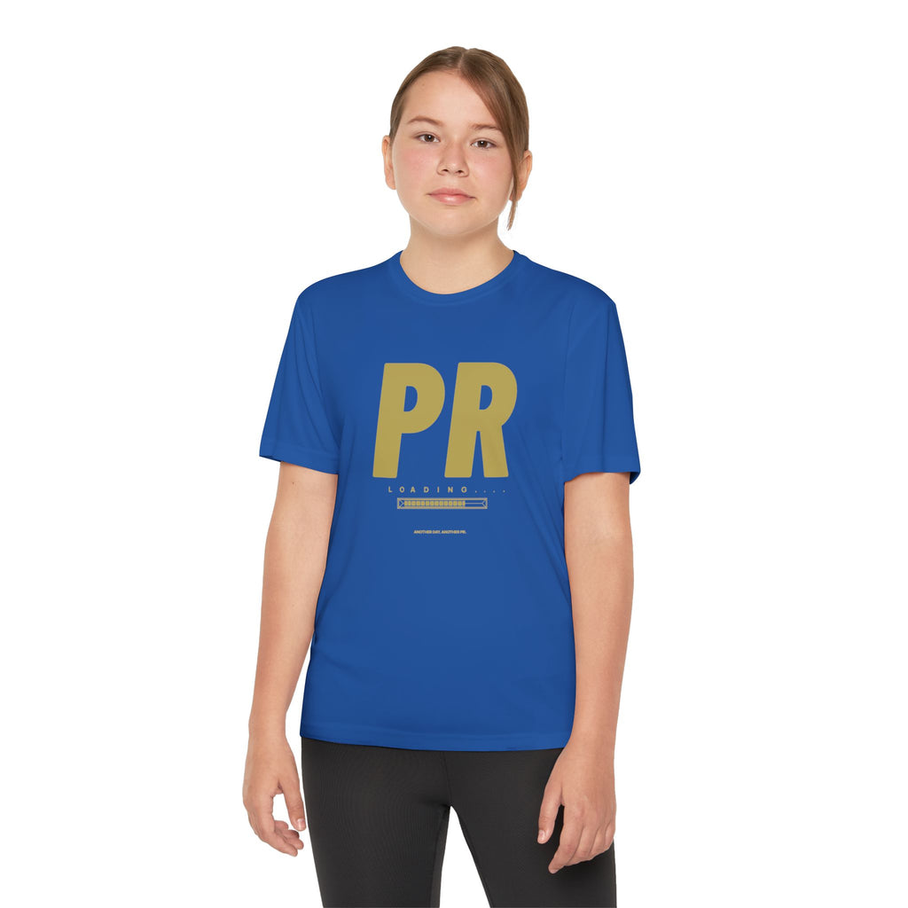 Gold PR Loading Youth Performance Shirt — Athletic Training Shirt