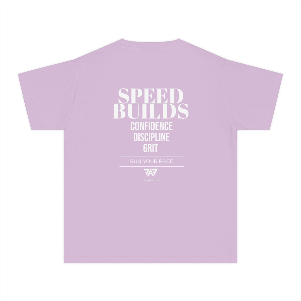 "Speed Builds: Confidence, Discipline, Grit" Youth T Shirt (Youth)