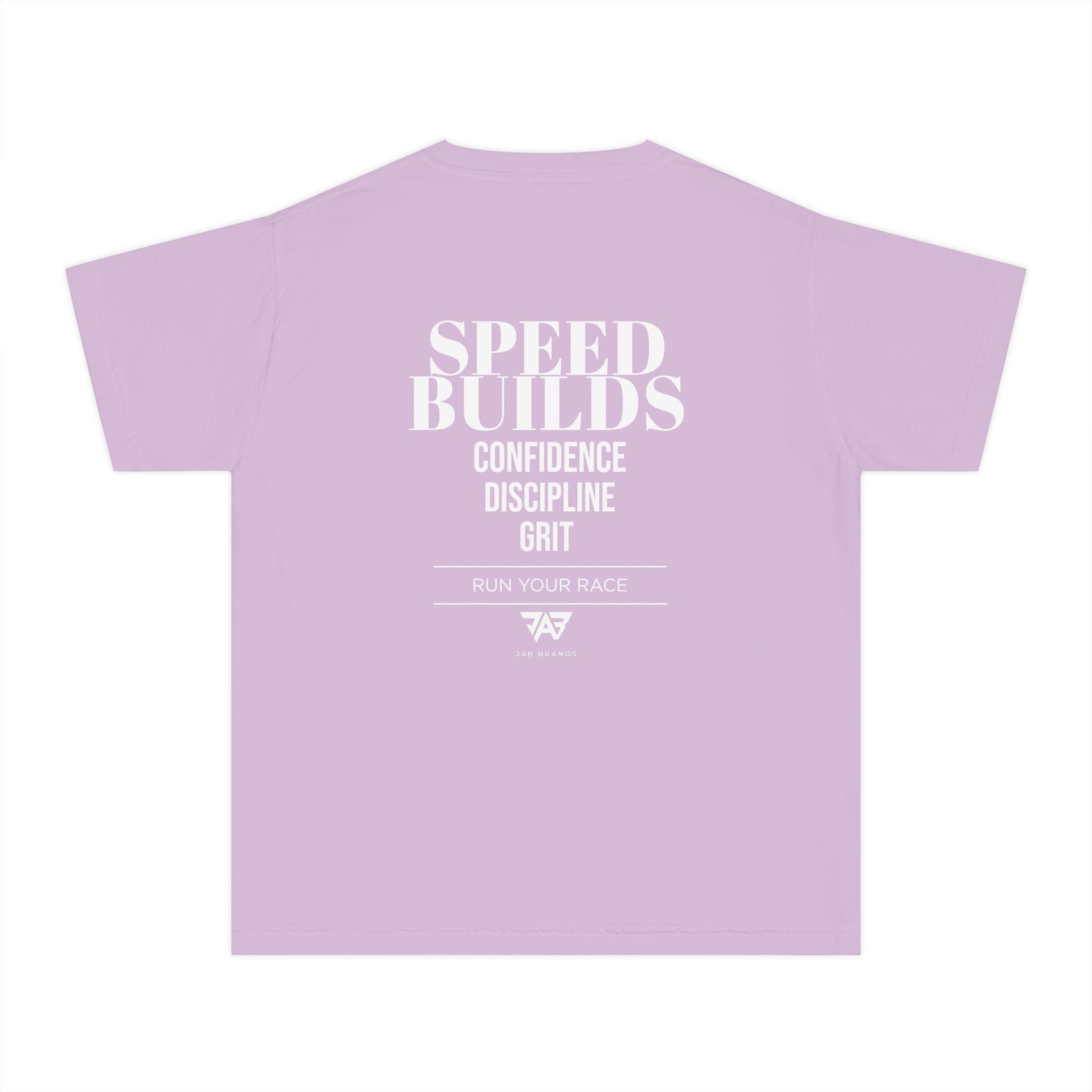 "Speed Builds: Confidence, Discipline, Grit" Youth T Shirt (Youth)