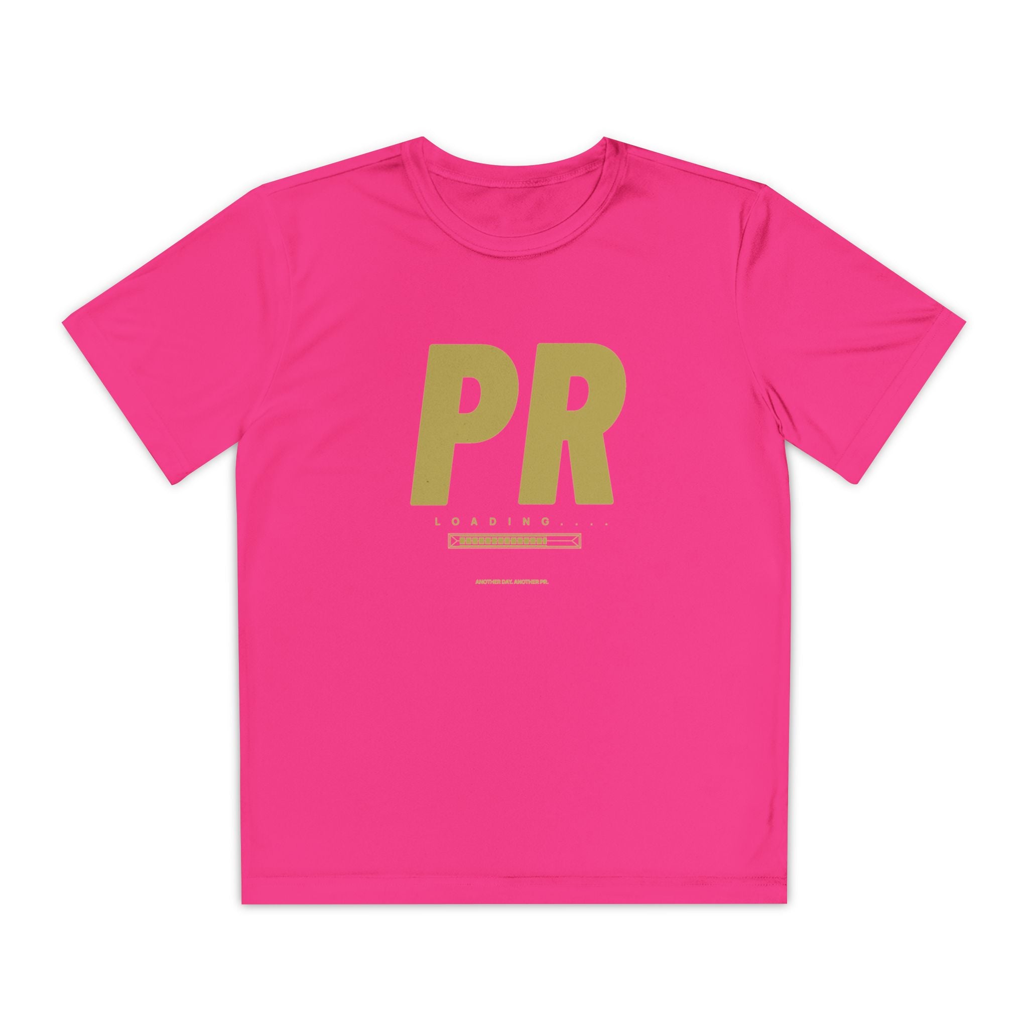 Gold PR Loading Youth Performance Shirt — Athletic Training Shirt