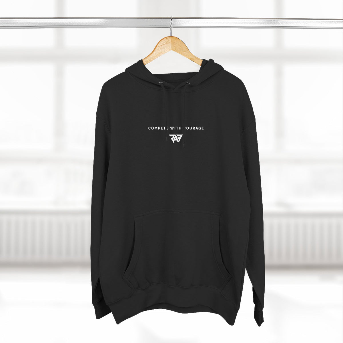 Adult Unisex "Compete With Courage" Fleece Pullover (Adult)