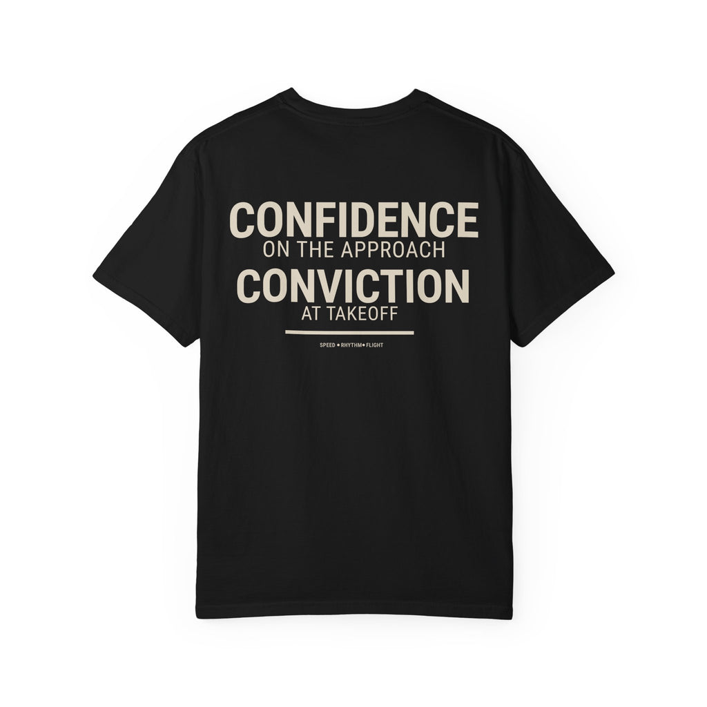 Jumps Dept. Confidence & Conviction T-Shirt (Adult)