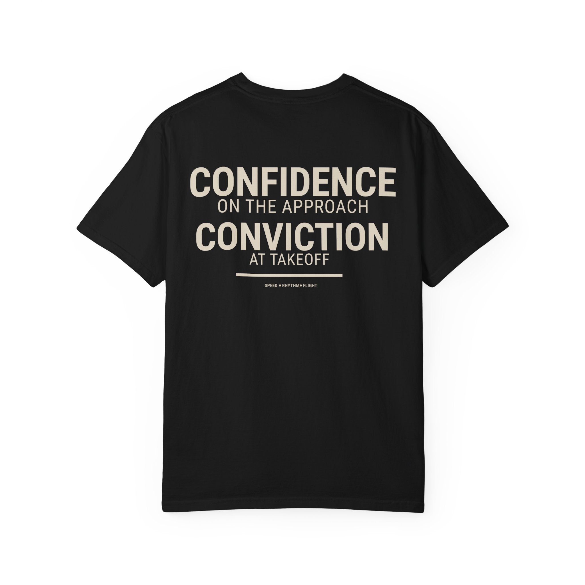 Jumps Dept. Confidence & Conviction T-Shirt (Adult)