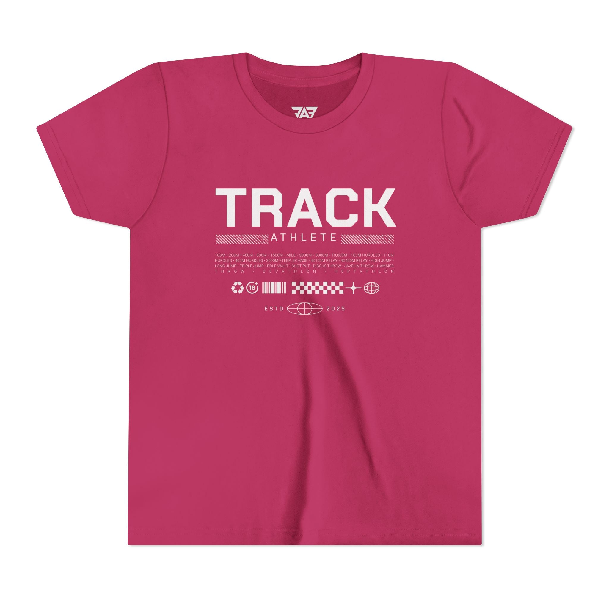 Track and Field Athlete Youth T Shirt (Youth)