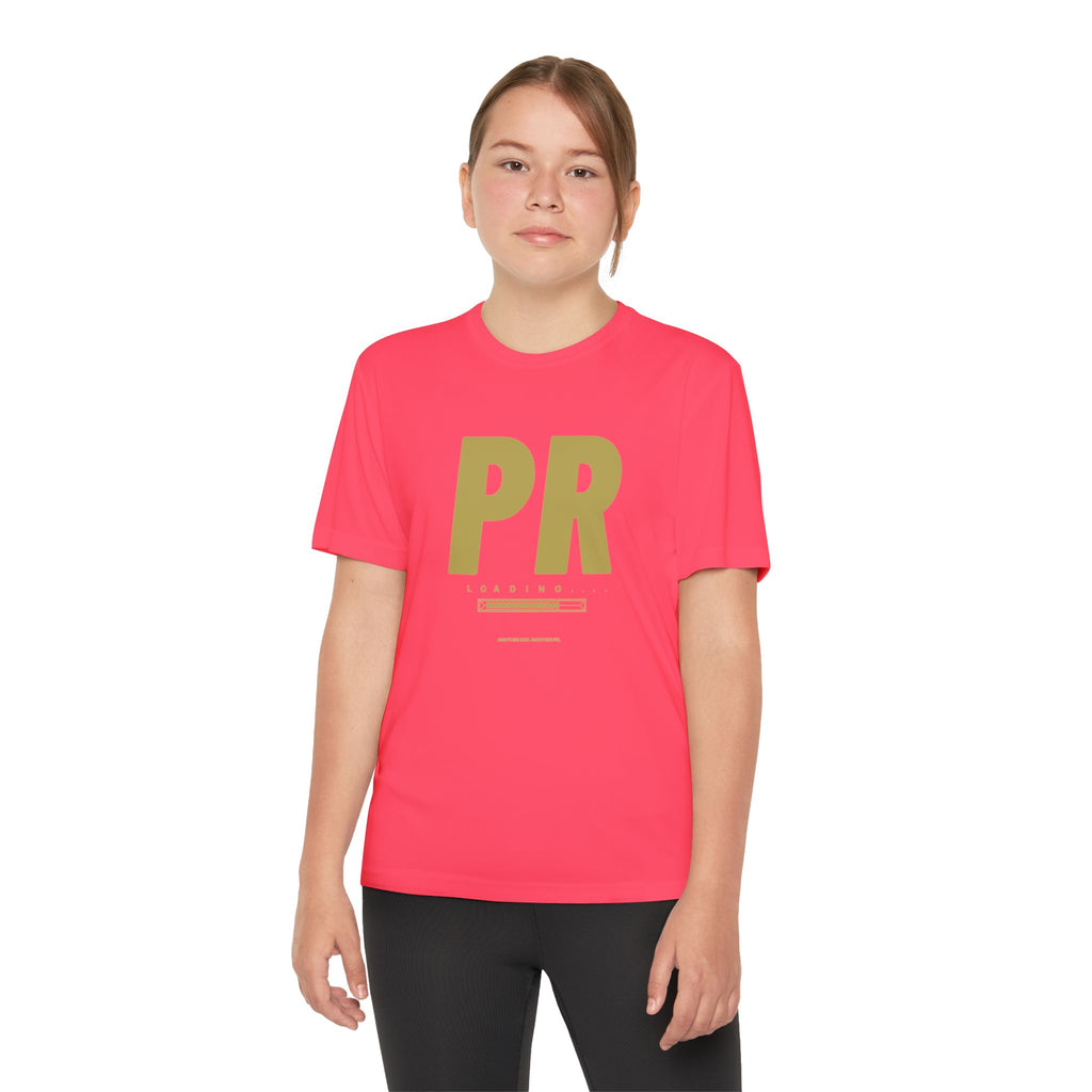Gold PR Loading Youth Performance Shirt — Athletic Training Shirt