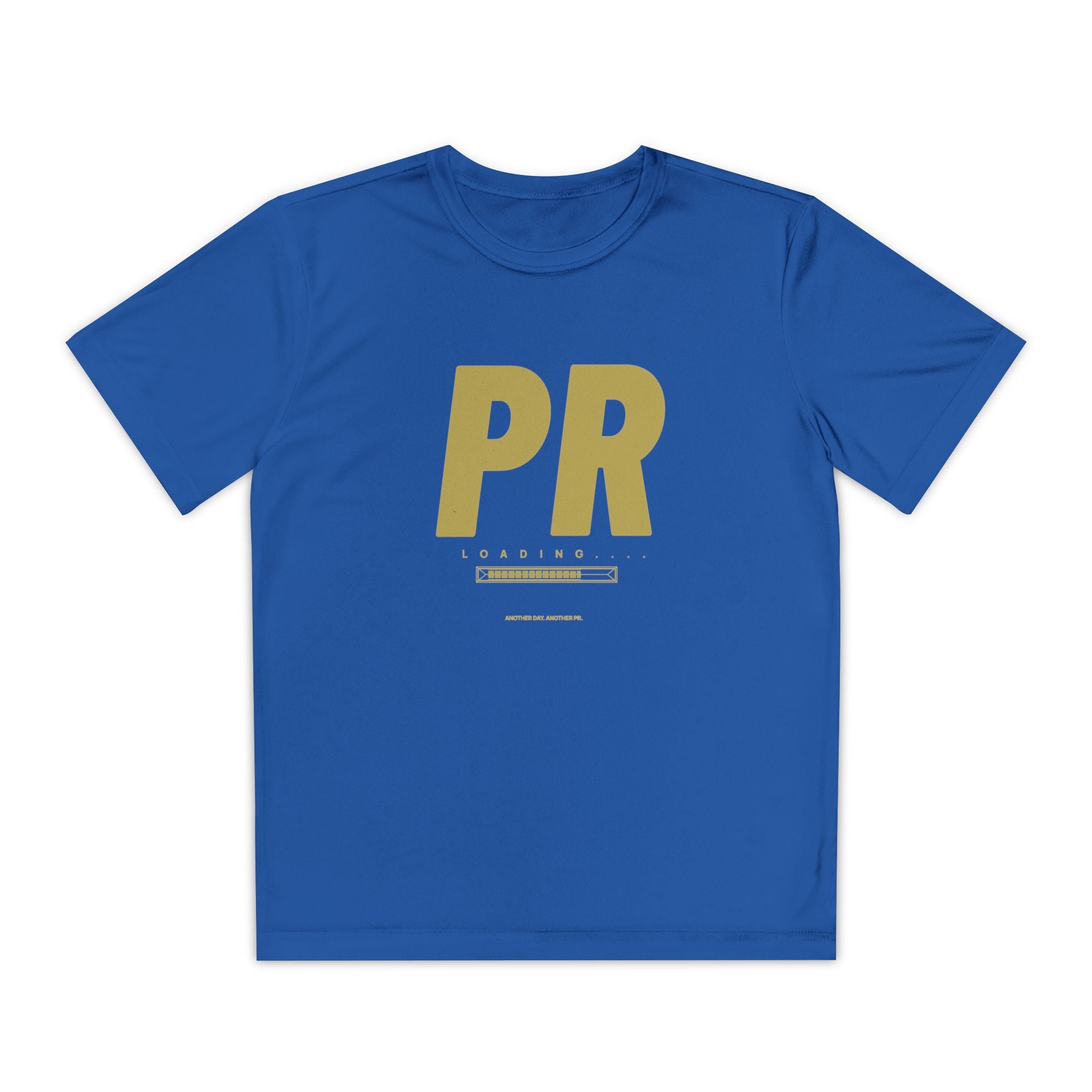 Gold PR Loading Youth Performance Shirt — Athletic Training Shirt