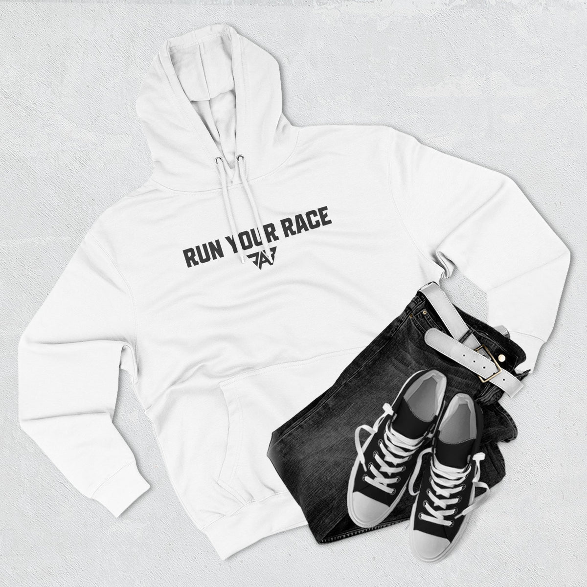 Unisex Run Your Race Hoodie (Adult)