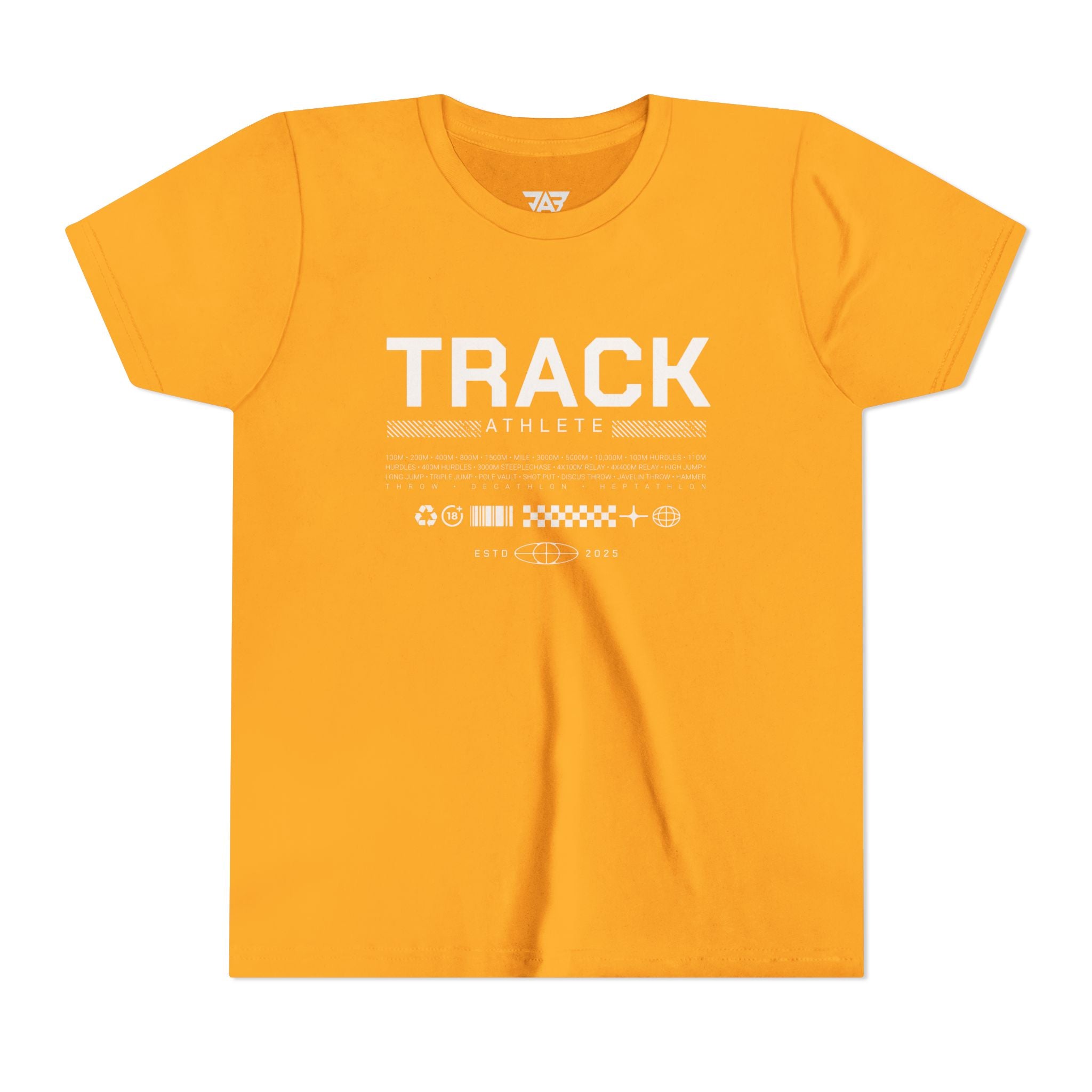 Track and Field Athlete Youth T Shirt