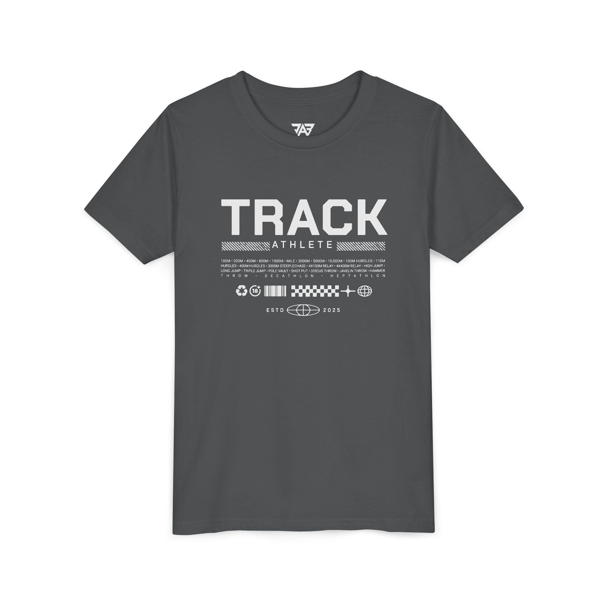 Track and Field Athlete Youth T Shirt