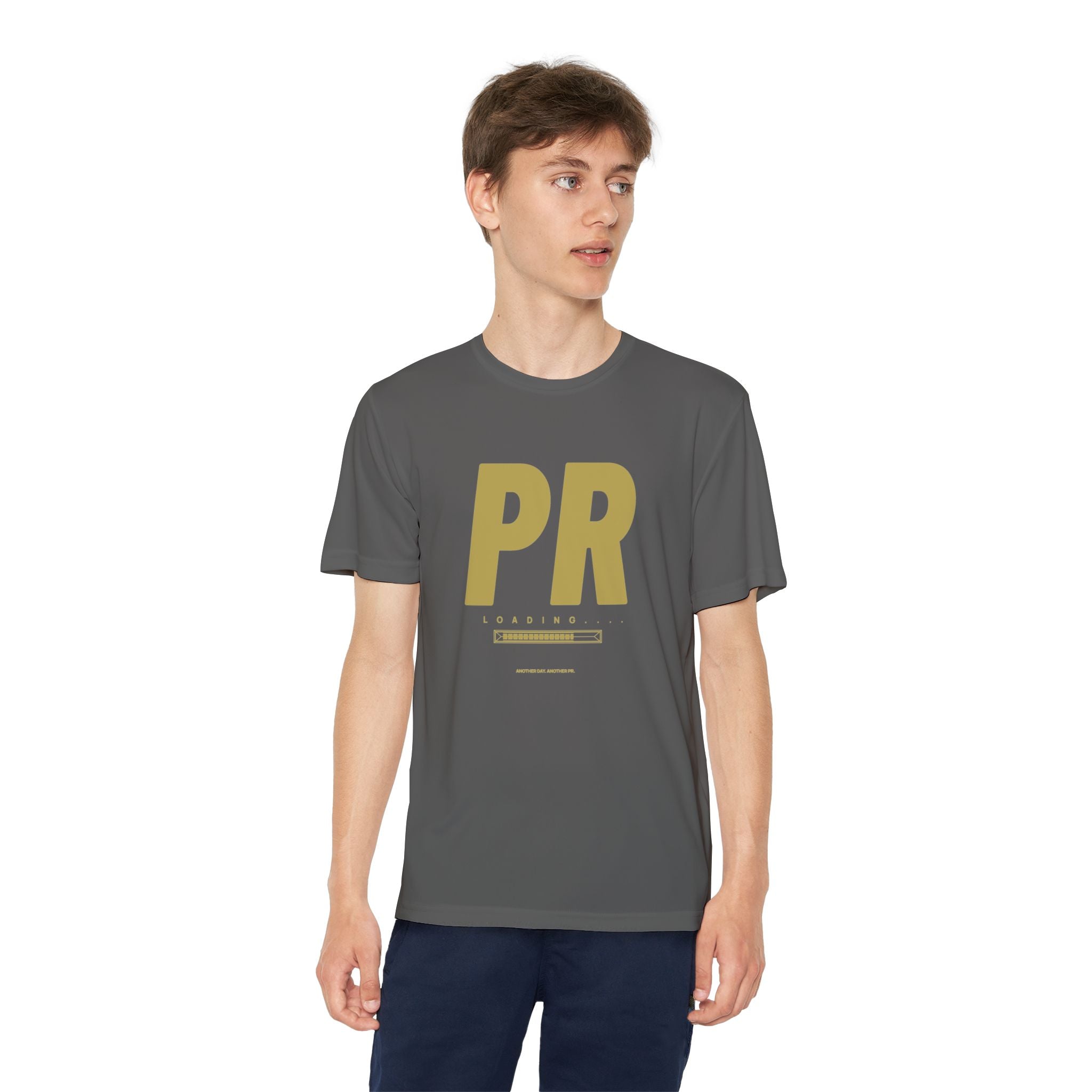 Gold PR Loading Youth Performance Shirt — Athletic Training Shirt