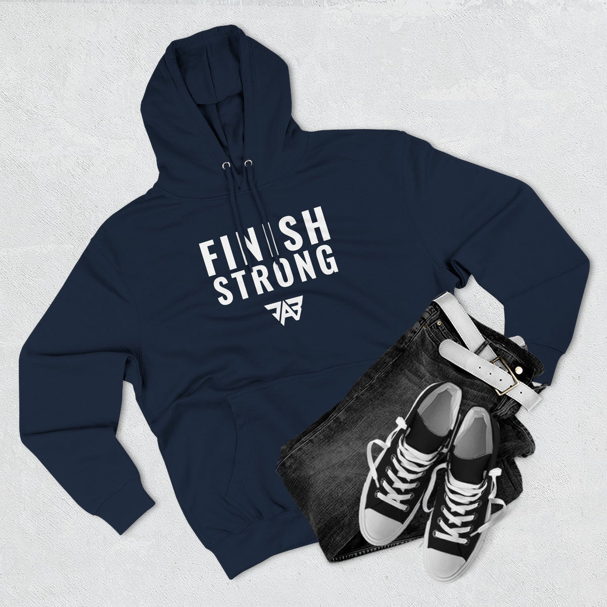 Adult Finish Strong Sweatshirt Hoodie (Adult)