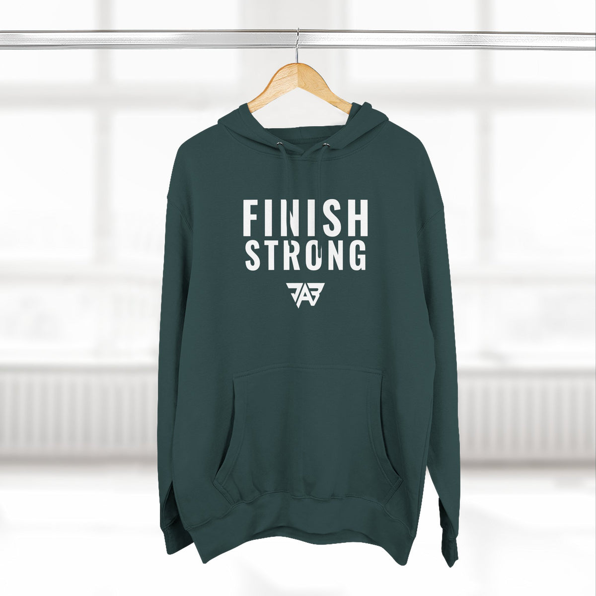 Adult Finish Strong Sweatshirt Hoodie (Adult)
