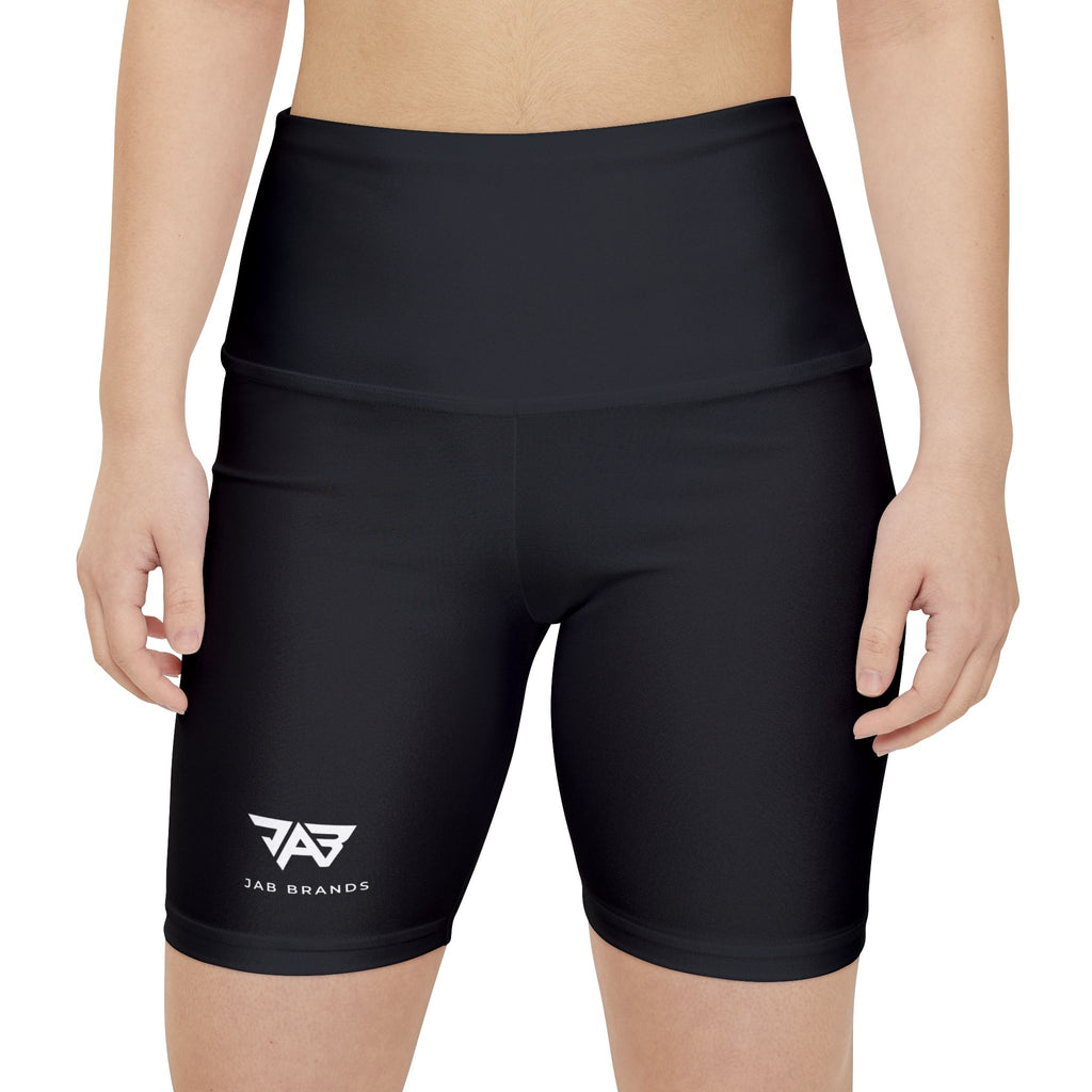 JAB Workout Shorts — Women's High-Rise Performance Biker Shorts