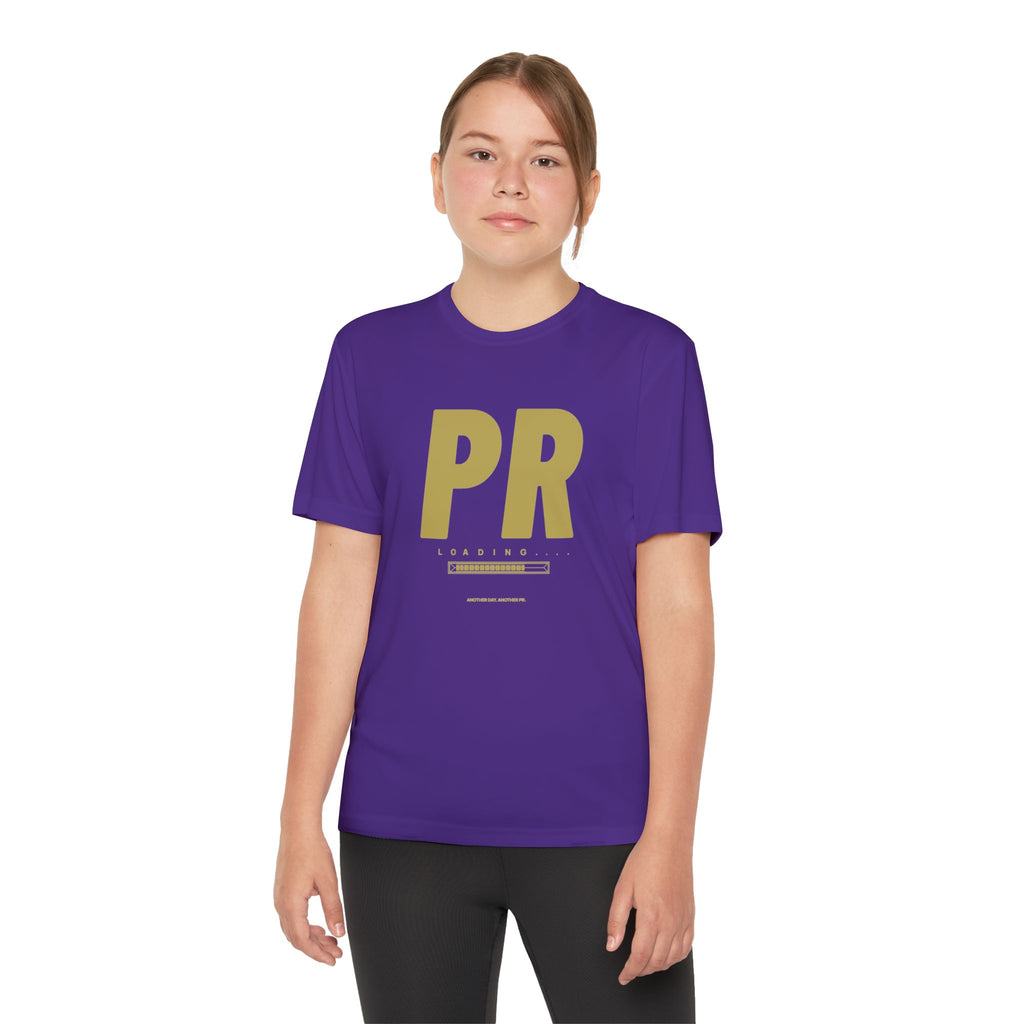 Gold PR Loading Youth Performance Shirt — Athletic Training Shirt
