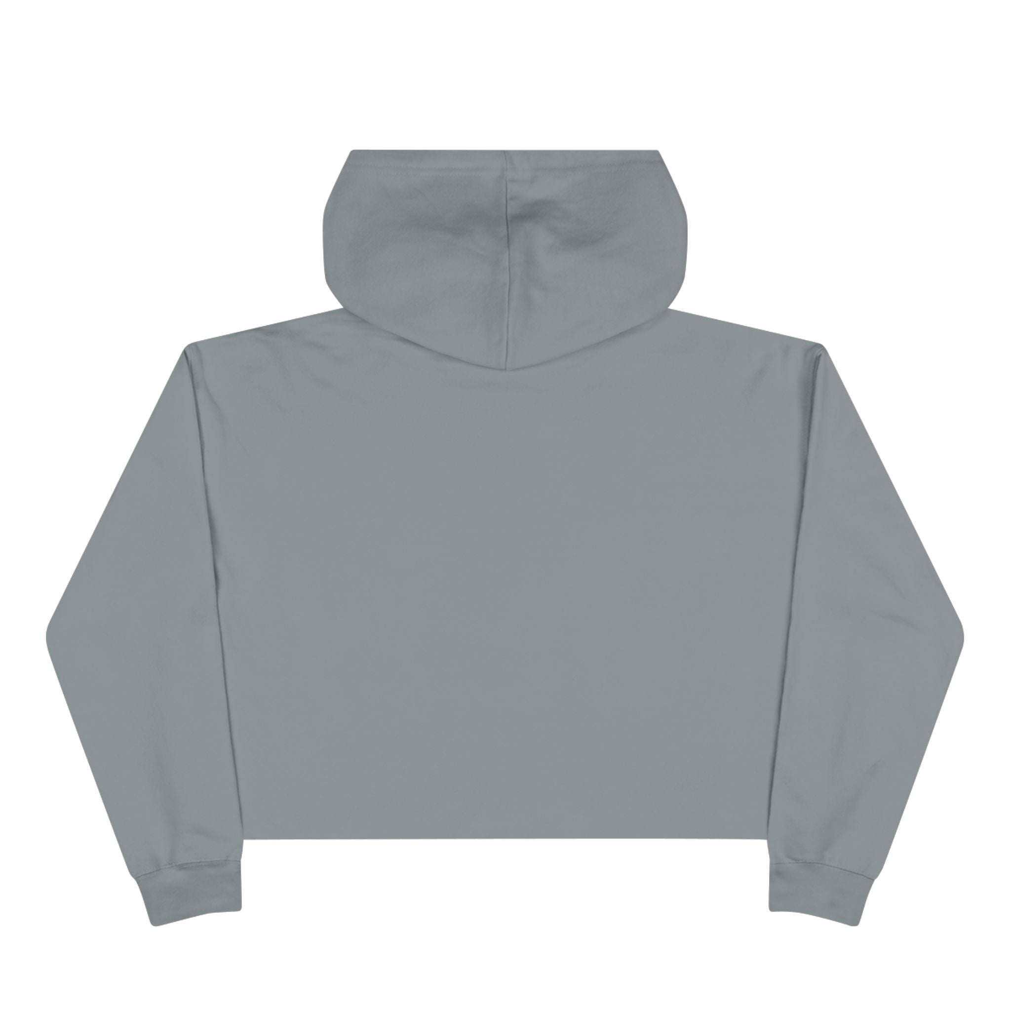 JAB Logo Crop Hoodie – Black Cropped Pullover with Small Chest Emblem