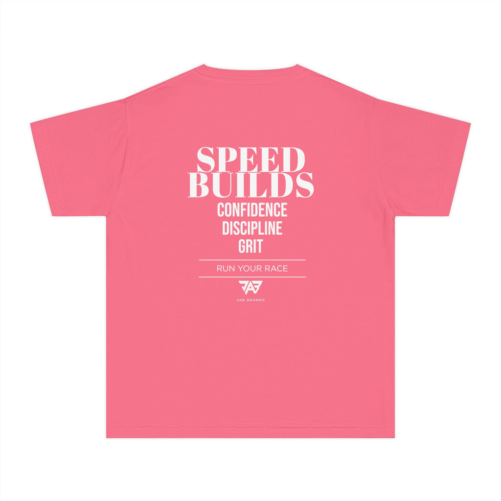 "Speed Builds: Confidence, Discipline, Grit" Youth T Shirt (Youth)