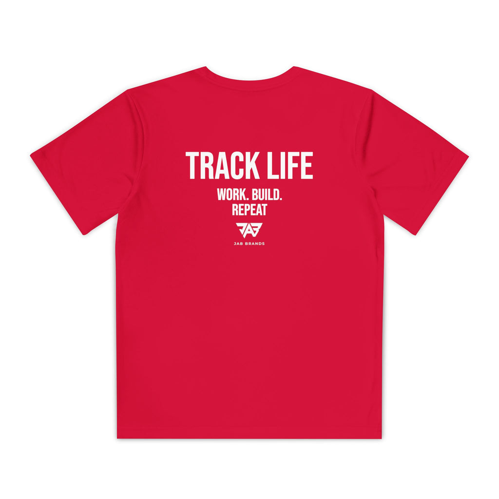 Track Life Youth Performance Shirt — "Track Life: Everyday Grind" (Youth)