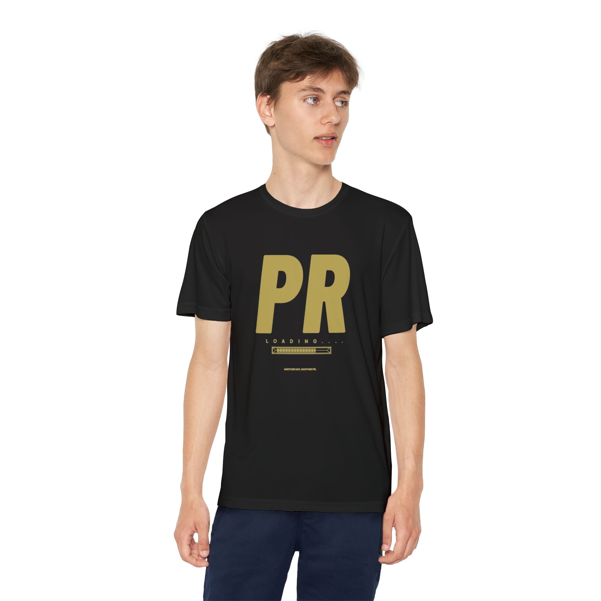 Gold PR Loading Youth Performance Shirt — Athletic Training Shirt