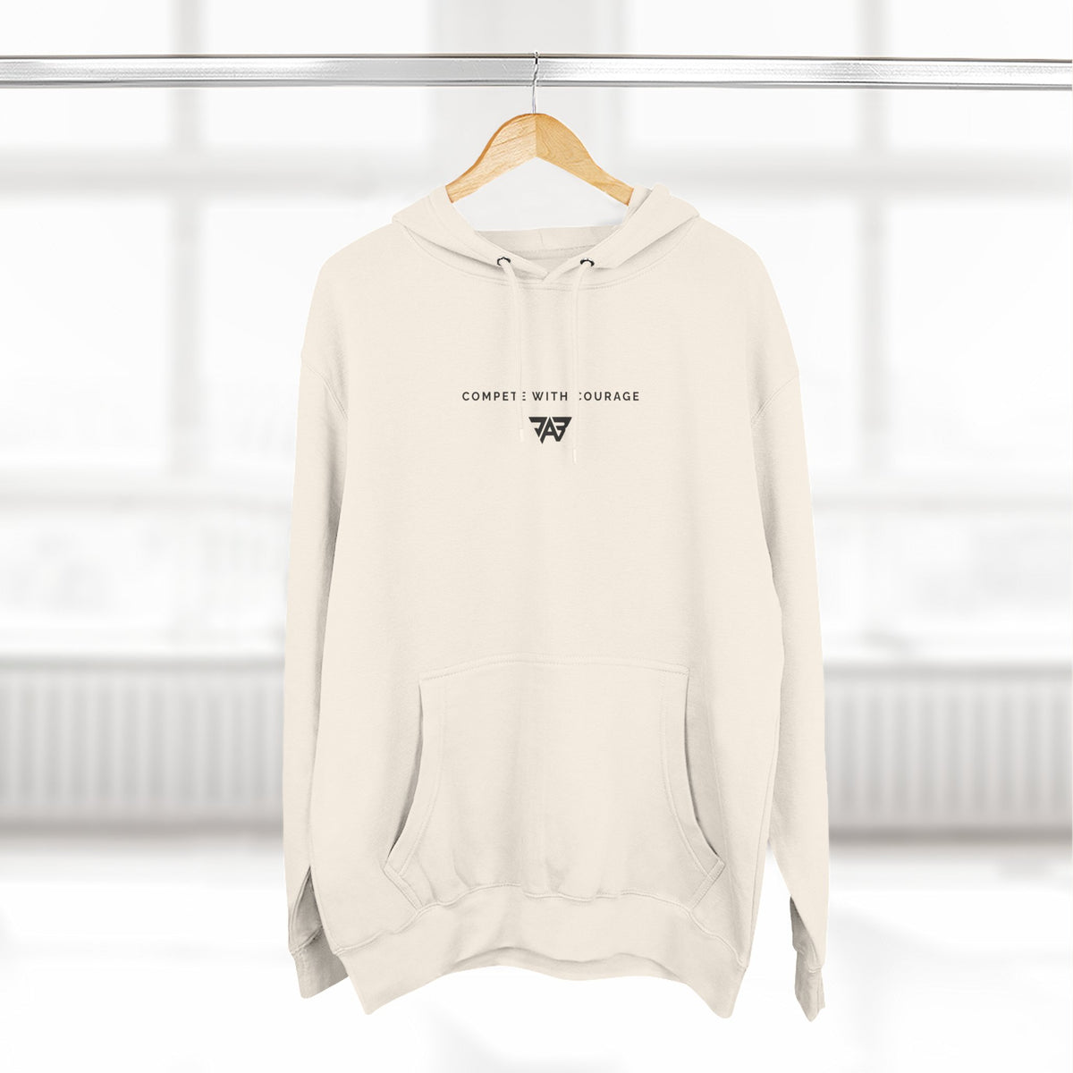 Adult Unisex "Compete With Courage" Fleece Pullover (Adult)
