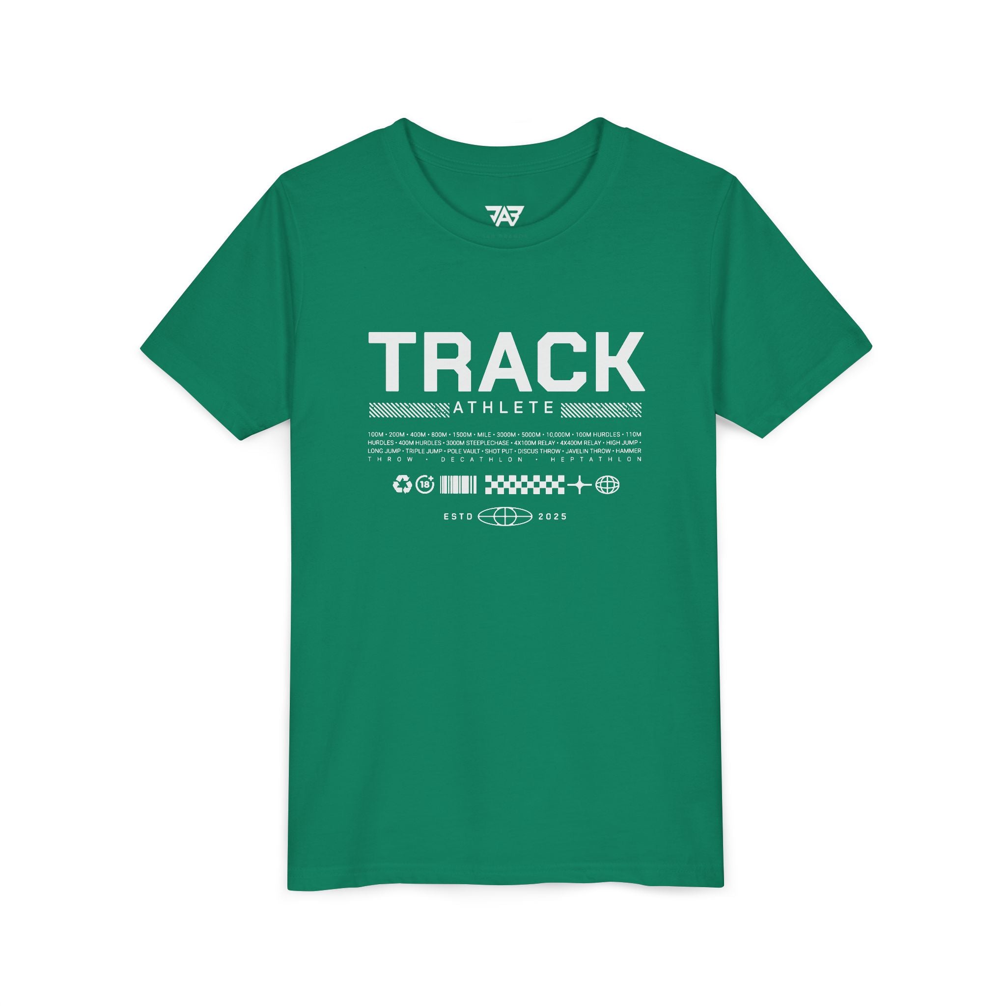 Track and Field Athlete Youth T Shirt