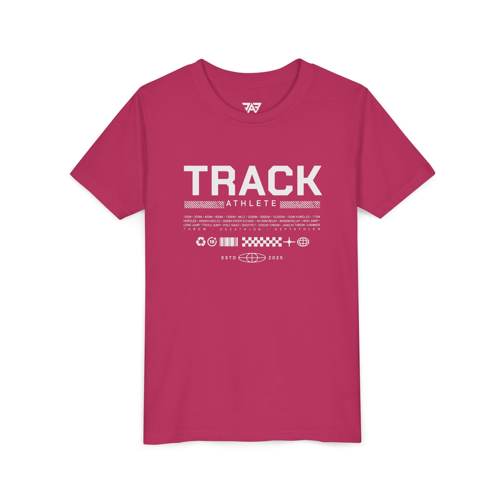 Track and Field Athlete Youth T Shirt