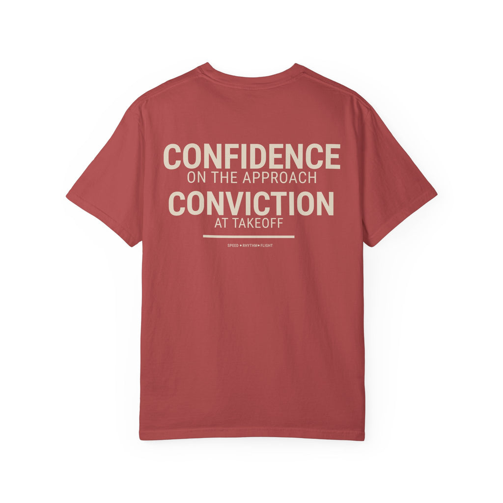 Jumps Dept. Confidence & Conviction T-Shirt (Adult)