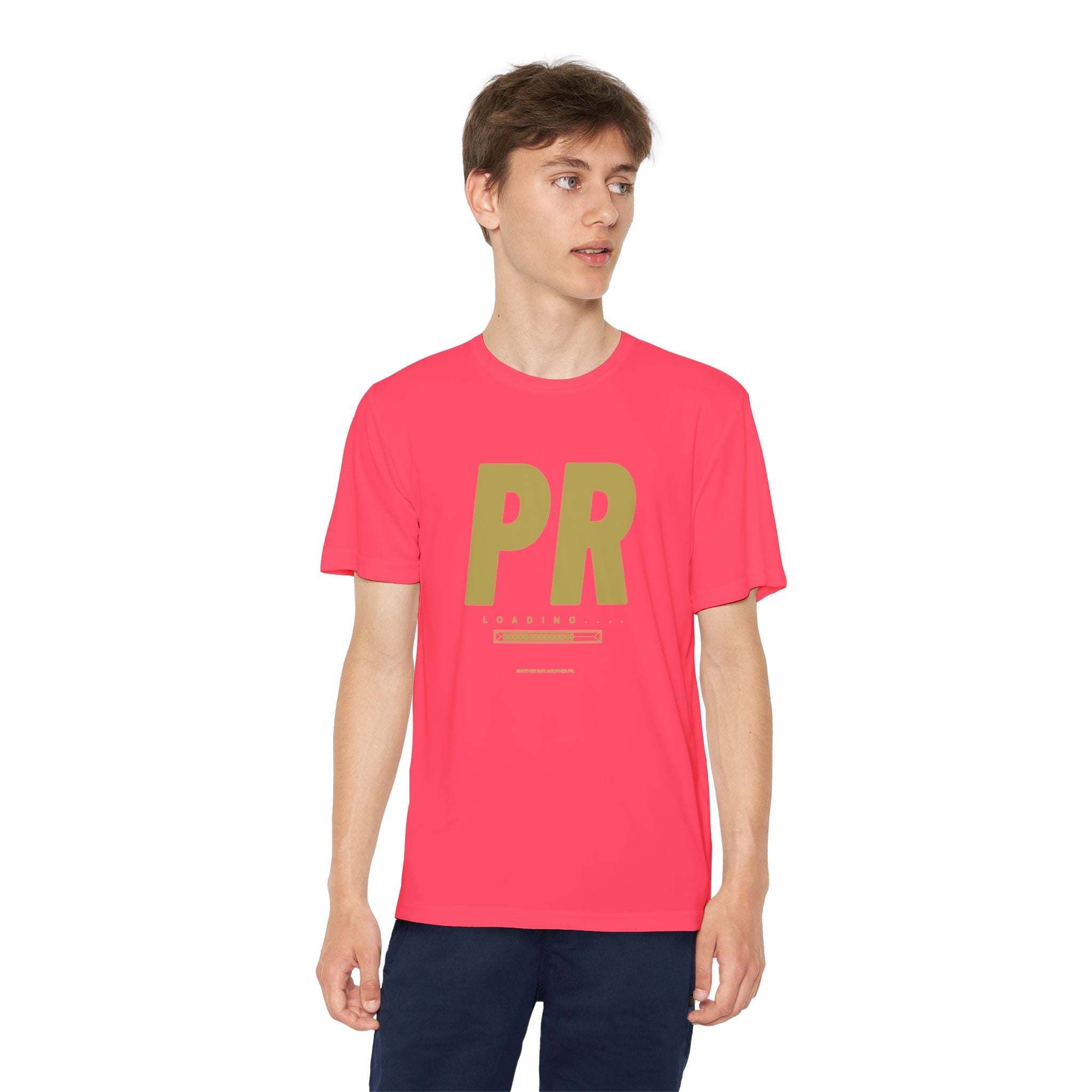 Gold PR Loading Youth Performance Shirt — Athletic Training Shirt