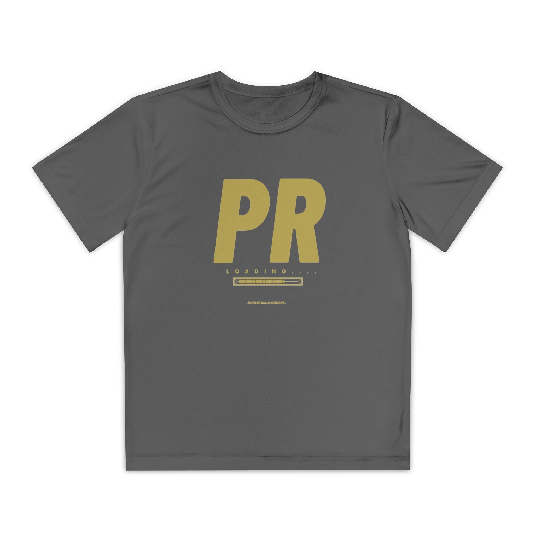 Gold PR Loading Youth Performance Shirt — Athletic Training Shirt