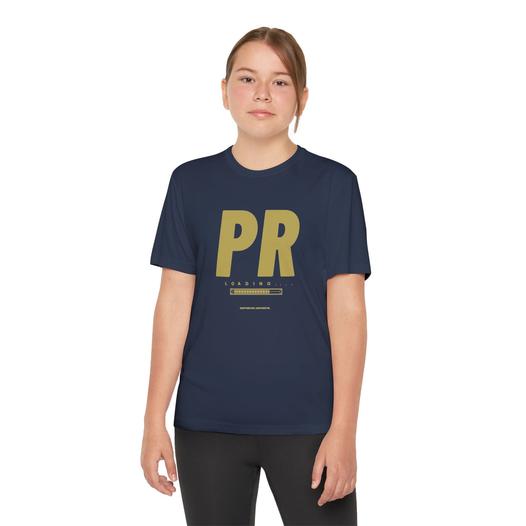 Gold PR Loading Youth Performance Shirt — Athletic Training Shirt