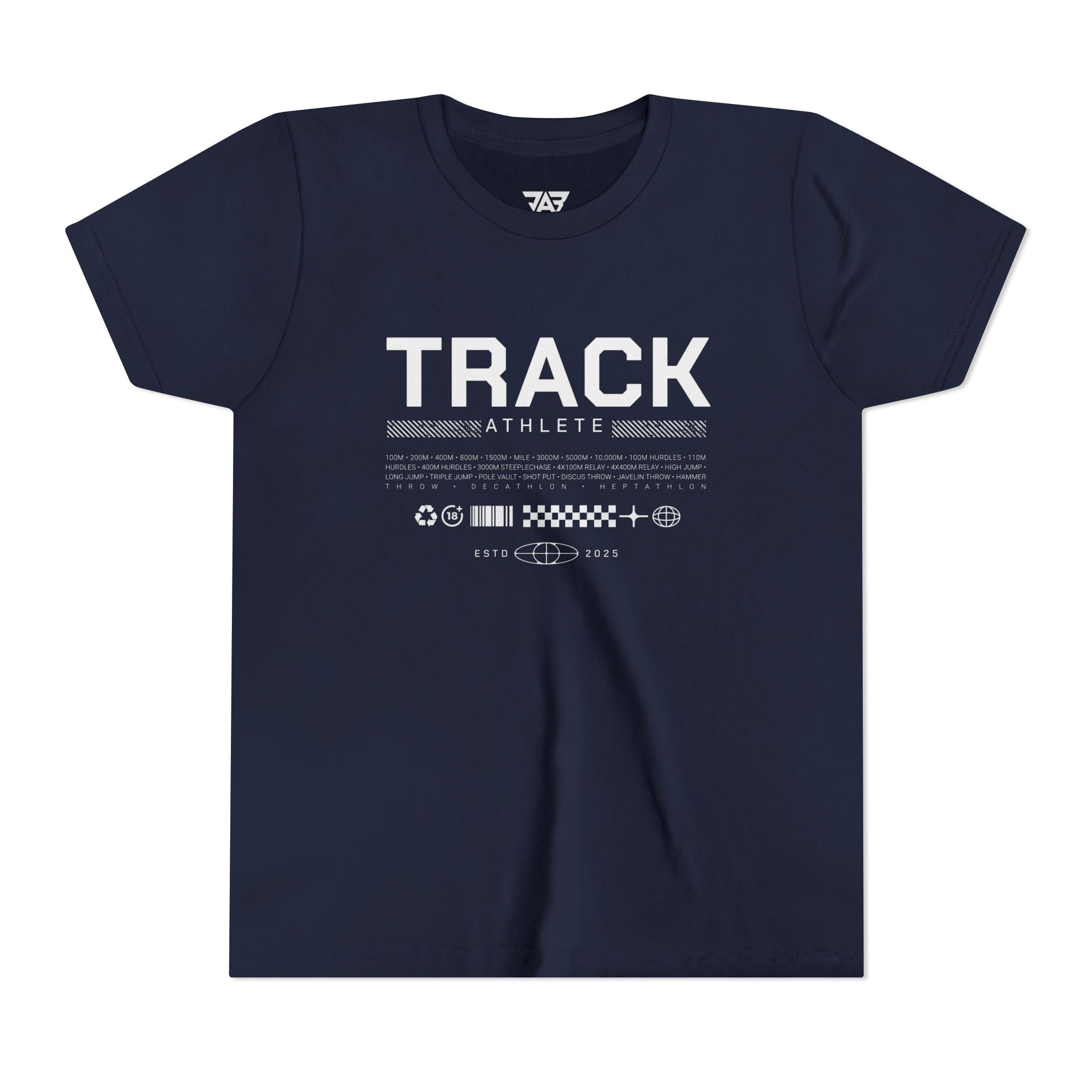 Track and Field Athlete Youth T Shirt