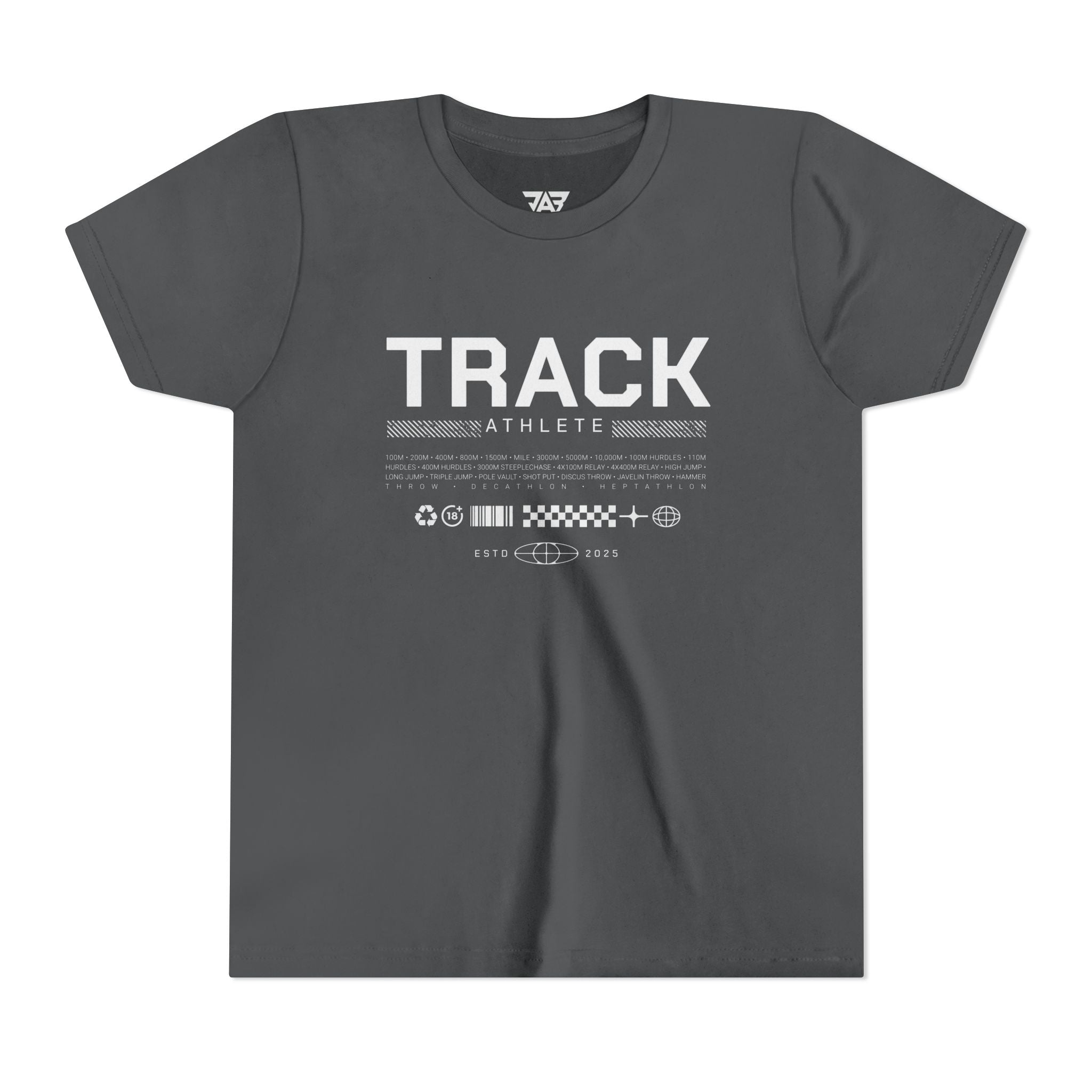 Track and Field Athlete Youth T Shirt (Youth)
