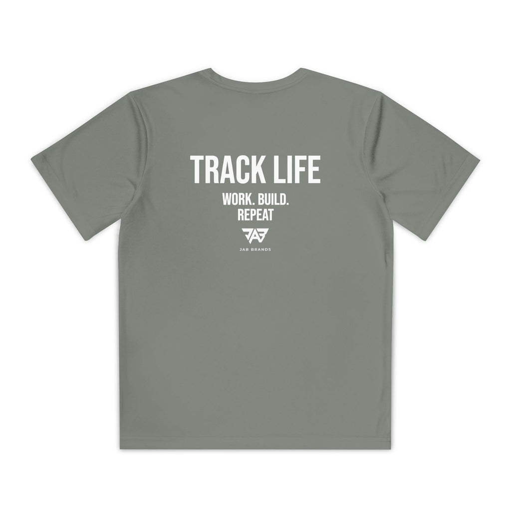 Track Life Youth Performance Shirt — "Track Life: Everyday Grind" (Youth)