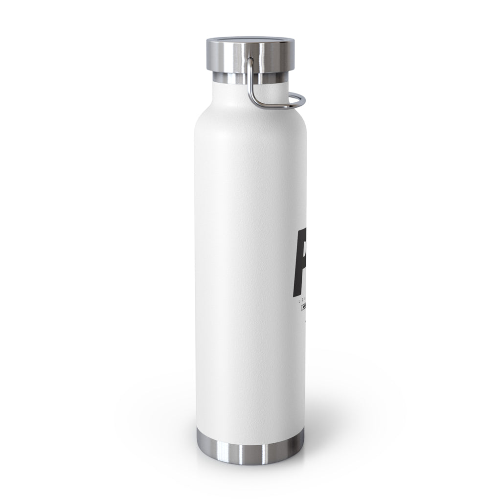 PR Logo 22oz Vacuum Insulated Water Bottle