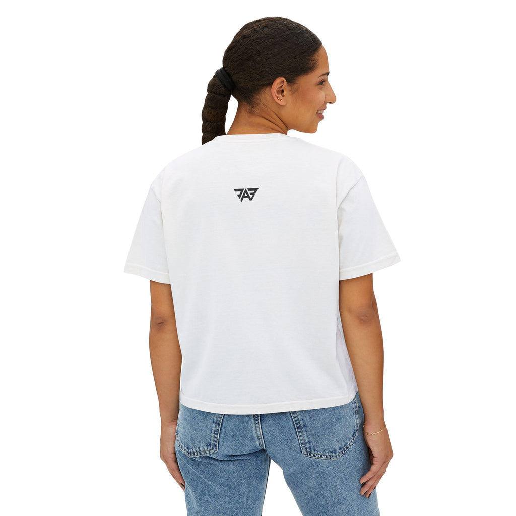Run! Your Race Boxy Tee — Motivational Women’s Running Shirt