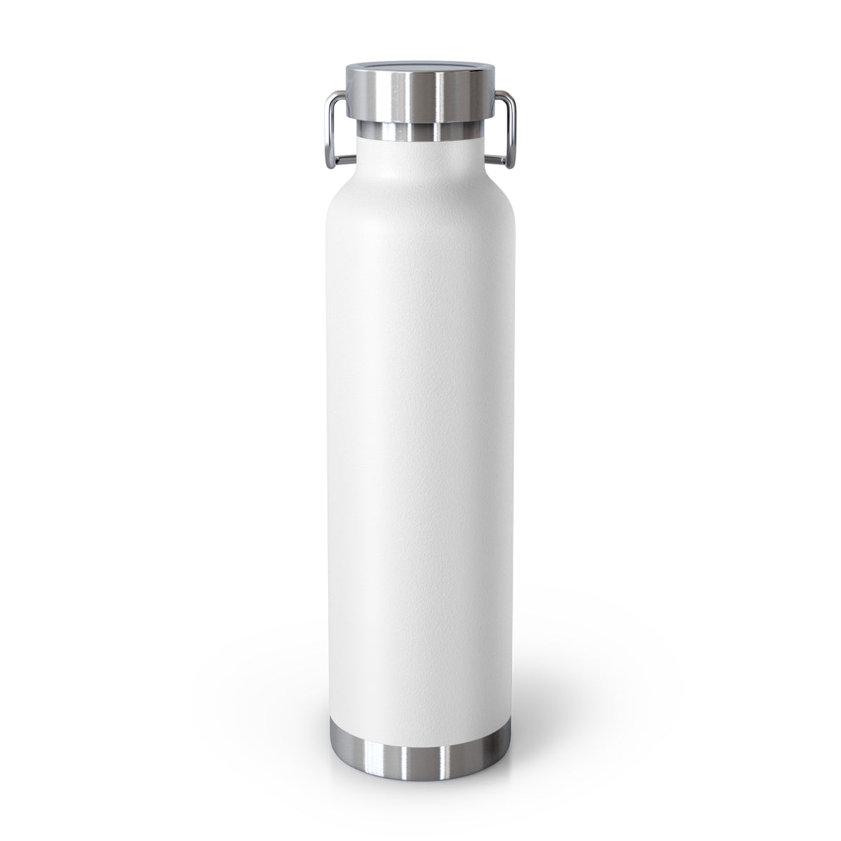 22oz Copper Vacuum Water Bottle — 'You vs You' Motivational Insulated Bottle