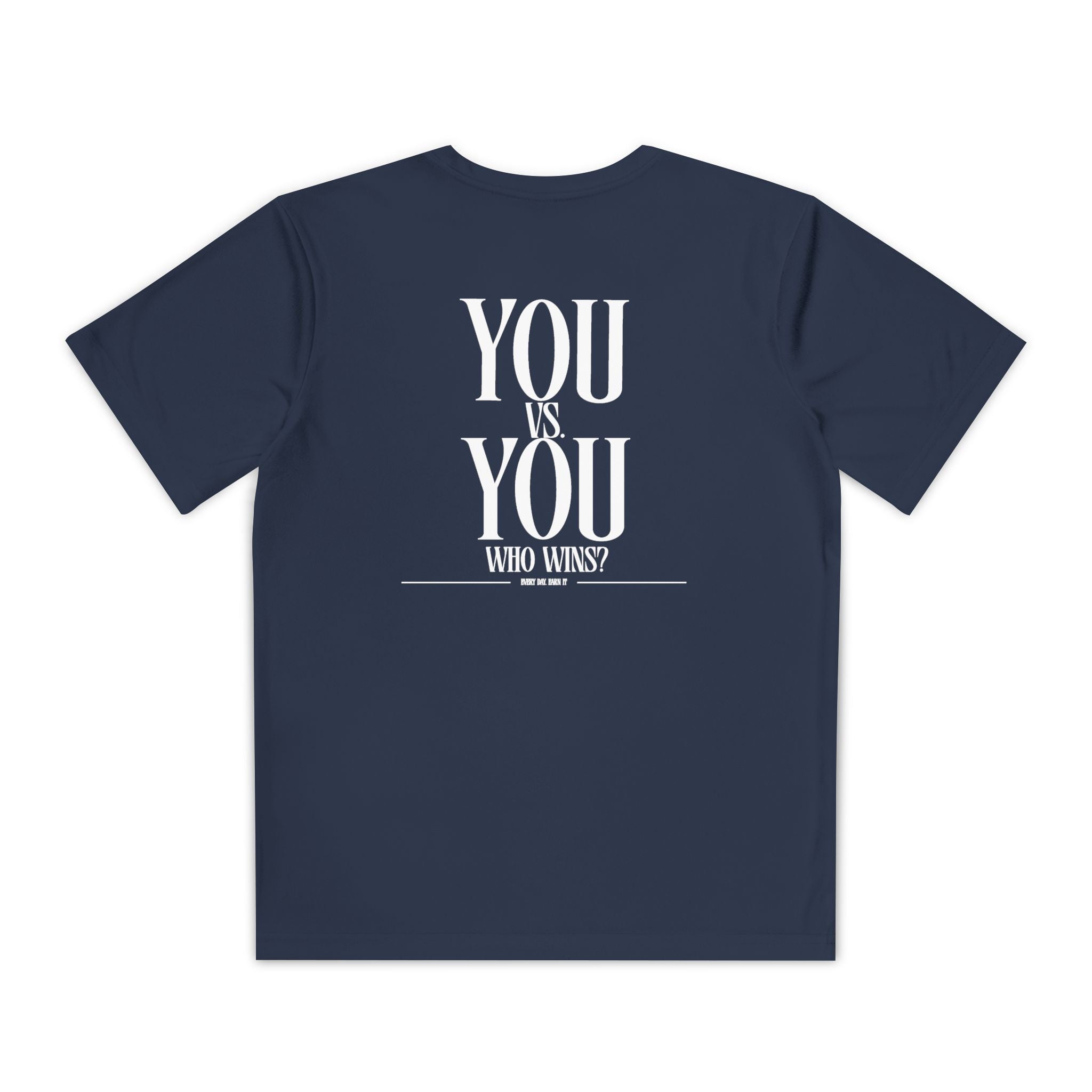 "You vs. You" Youth Performance T Shirt — 'YOU vs. YOU: Who Wins?' (Youth)