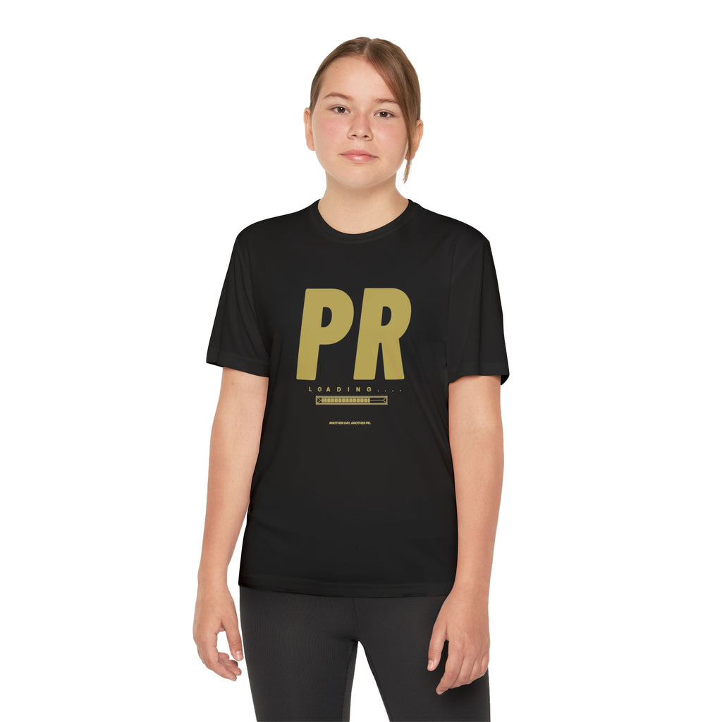 Gold PR Loading Youth Performance Shirt — Athletic Training Shirt