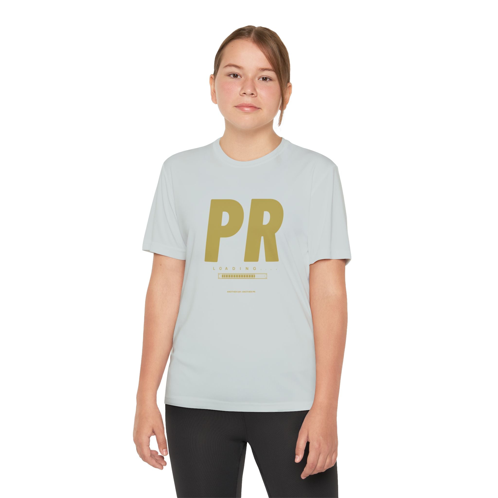 Gold PR Loading Youth Performance Shirt — Athletic Training Shirt