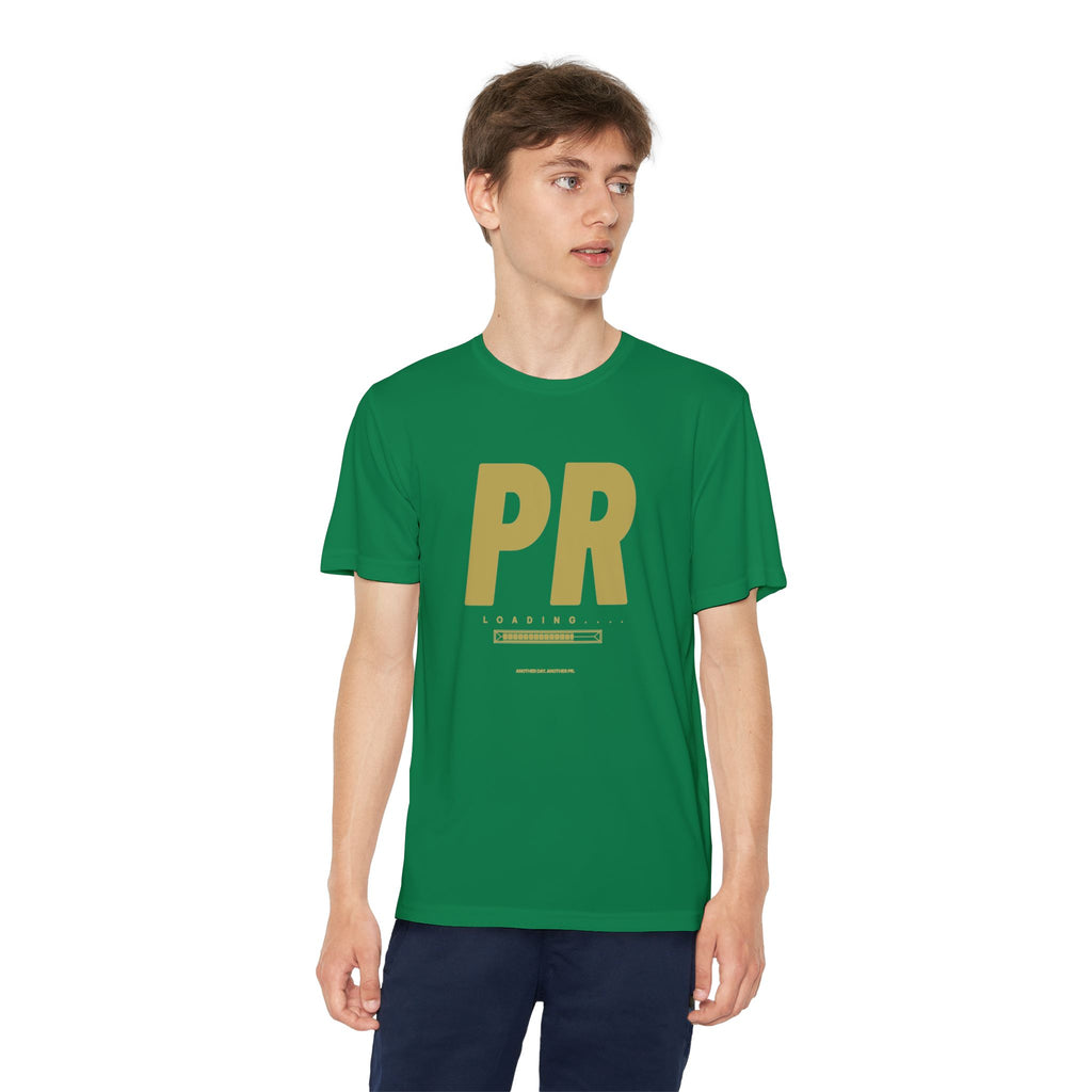 Gold PR Loading Youth Performance Shirt — Athletic Training Shirt