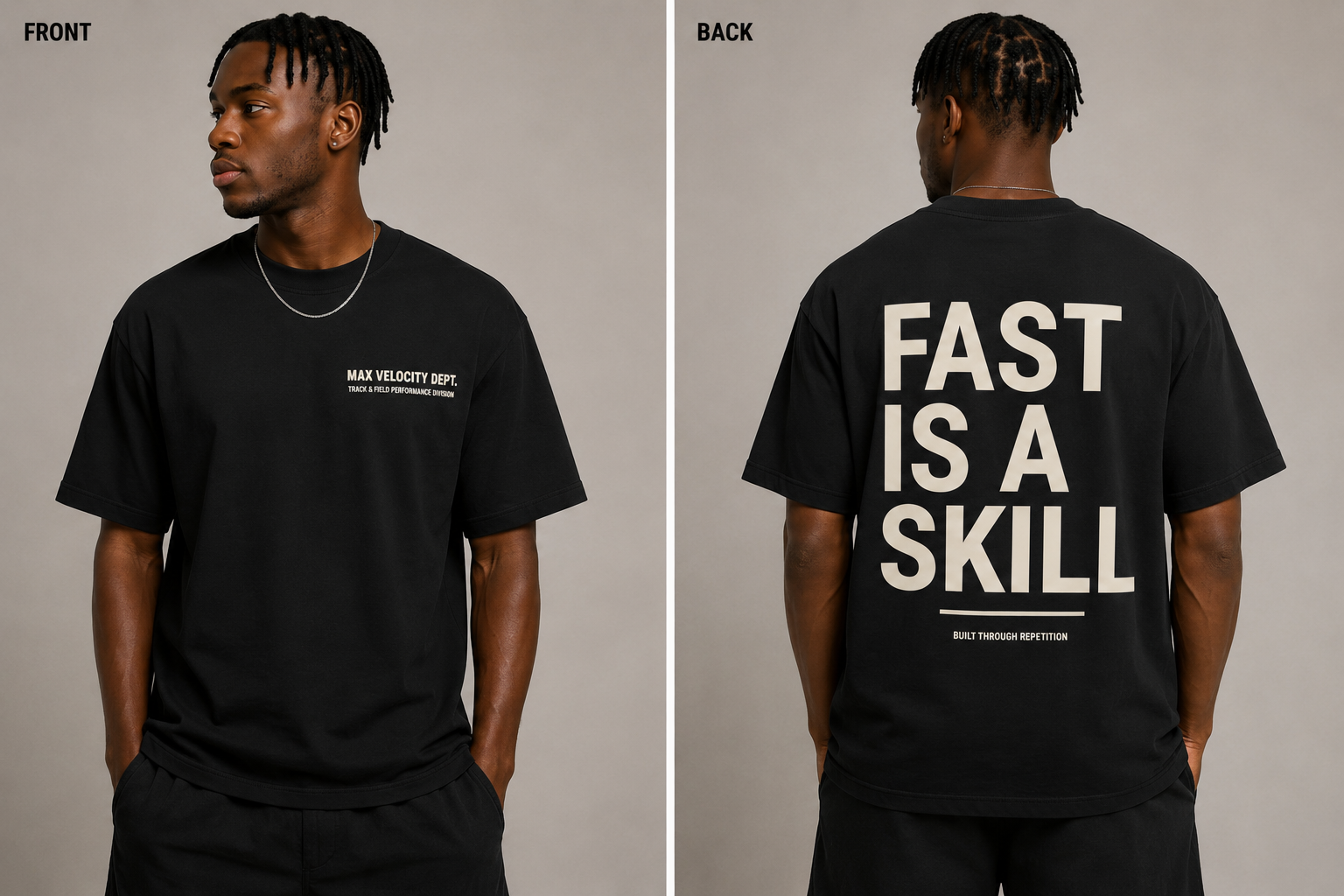 Adult Max Velocity Dept. - Fast Is a Skill Oversized T-Shirt (Adult)