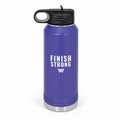32oz Motivational Sports Water Bottle - 'Finish Strong' / 'VO2 Max' Performance Bottle