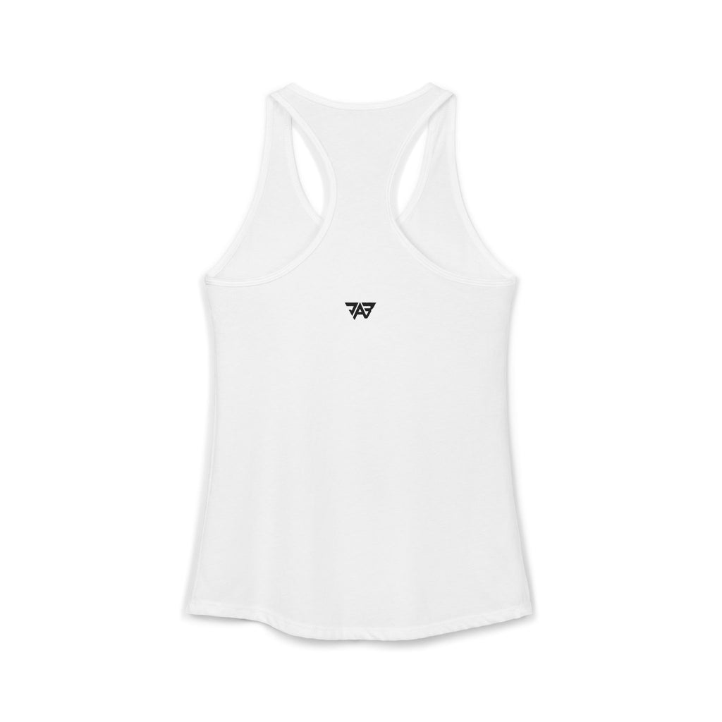 JAB BACK LOGO Women's Ideal Racerback Tank